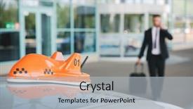  Presentation with confident - PPT theme consisting of man catch mobilphone - confident mature businessman talking background and a light gray colored foreground