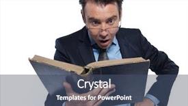  Presentation with professor - Slides featuring man caucasian professor historian reading background and a ocean colored foreground