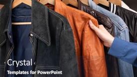  Presentation with jeans - Presentation enhanced with man-choosing-clothing background and a wine colored foreground