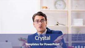  Presentation with workload - Amazing theme having man complaining about his workload backdrop and a  colored foreground