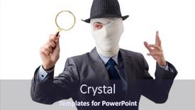  Presentation with medical bandages - Slides enhanced with man-covered-in-medical-bandages background and a wine colored foreground