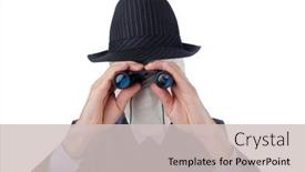  Presentation with medical bandages - PPT layouts featuring man-covered-in-medical-bandages background and a soft green colored foreground