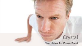  Presentation with cargo insurance man and passenger - Colorful presentation theme enhanced with man-doing-pressups-on-white backdrop and a lemonade colored foreground