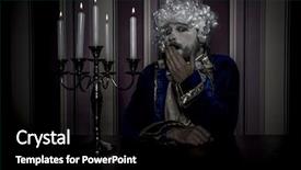  Presentation with poverty - Slide set having man dressed in rococo style concept of wealth and poverty background and a black colored foreground