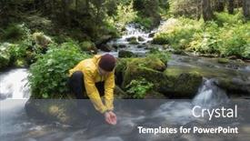  Presentation with forest stream - Cool new presentation with the lush forest wilderness backdrop and a gray colored foreground