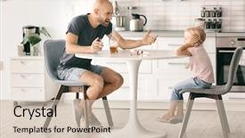  Presentation with drinking alcohol - Beautiful PPT theme featuring man drinking alcohol and scolding backdrop and a soft green colored foreground