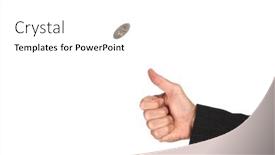  Presentation with motion - Beautiful PPT layouts featuring man-flipping-coin-coin backdrop and a white colored foreground