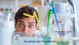  Presentation with wash - Theme featuring man-frustrated-at-having background and a light blue colored foreground