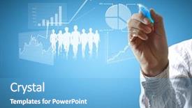  Presentation with paper hand drawn politics - Audience pleasing PPT layouts consisting of man hand drawing a graph backdrop and a  colored foreground