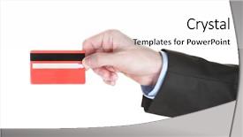  Presentation with credit card - Beautiful presentation theme featuring  backdrop and a  colored foreground.