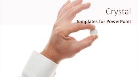  Presentation with pharmacy pharmaceutical medicament - Audience pleasing PPT theme consisting of man-hand-with-one backdrop and a lemonade colored foreground