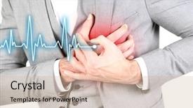  Presentation with chest pain - Audience pleasing theme consisting of having chest pain - heart attack backdrop and a lemonade colored foreground