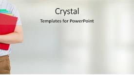  Presentation with crime tape blurred forensic - Colorful PPT layouts enhanced with man holding files and folders backdrop and a light gray colored foreground