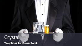  Presentation with water glass - Cool new presentation with man-holding-pills-and-glass backdrop and a  colored foreground