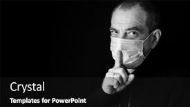  Presentation with black man - Colorful PPT layouts enhanced with man-in-a-black-hoodie backdrop and a black colored foreground