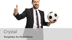  Presentation with black man - Beautiful slides featuring man-in-a-black-suit backdrop and a light gray colored foreground