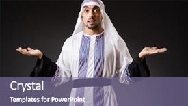  Presentation with deep - Audience pleasing PPT layouts consisting of man in deep thinking mode backdrop and a  colored foreground