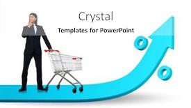  Presentation with grocery - PPT layouts featuring man-in-high-grocery-inflation background and a white colored foreground