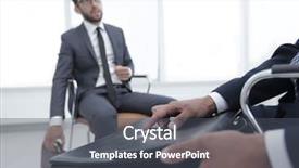  Presentation with man in suit guitar - Amazing theme having man in suit with briefcase backdrop and a dark gray colored foreground