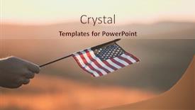  Presentation with independence - PPT theme having man-in-the-car-holding background and a lemonade colored foreground