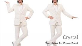  Presentation with turkish - PPT theme enhanced with man-in-traditional-turkish-hat background and a white colored foreground