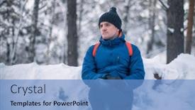  Presentation with winter forest - 