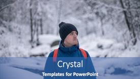  Presentation with forest winter - 