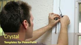  Presentation with man door - 