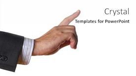  Presentation with thought - Colorful presentation enhanced with man is having second thought about a deal that was offered to him backdrop and a white colored foreground