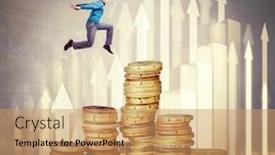  Presentation with piles - Presentation design having overhead portrait of senior couple background and a lemonade colored foreground