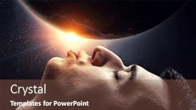  Presentation with kiss - PPT layouts having man-kiss-globe-mixed-media background and a tawny brown colored foreground