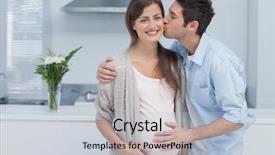  Presentation with pregnant women smoking - Slide set featuring brown cat of a village on rural area in turkey background and a tawny brown colored foreground