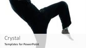  Presentation with ground fighting - Slide deck enhanced with man-krav-maga-fighters-fighting background and a white colored foreground