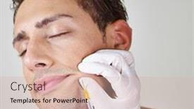  Presentation with corner - Presentation design featuring man-lets-wrinkles background and a lemonade colored foreground