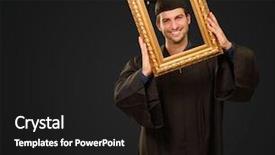  Presentation with academic - Amazing presentation having  backdrop and a  colored foreground.