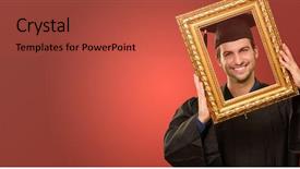  Presentation with frame - Theme with multi-generation family praying background and a tawny brown colored foreground