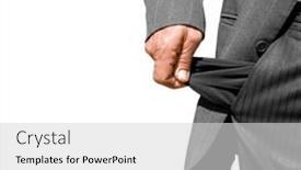  Presentation with lost - Presentation theme with man-lost-all-state and a light gray colored foreground