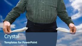  Presentation with lost - Audience pleasing theme consisting of man lost all state backdrop and a ocean colored foreground