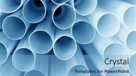  Presentation with pastel blue and pink - Amazing presentation theme having man made - pastel blue drinking straws macro backdrop and a  colored foreground