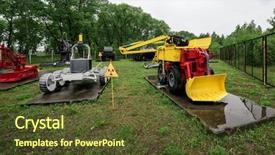  Presentation with chernobyl - Beautiful PPT layouts featuring man made disasters - exhibition of technique used backdrop and a tawny brown colored foreground