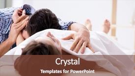  Presentation with mourning - Audience pleasing presentation consisting of man mourning his dead wife backdrop and a tawny brown colored foreground