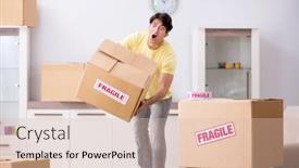  Presentation with moving - Amazing theme having man-moving-house-and-relocating backdrop and a lemonade colored foreground