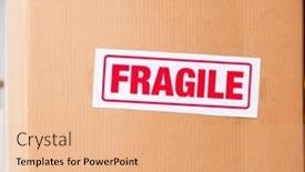  Presentation with moving - PPT layouts with man-moving-house-and-relocating background and a coral colored foreground