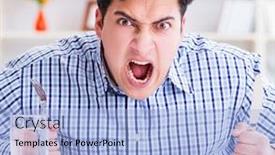  Presentation with diet - PPT theme enhanced with man-on-diet-waiting background and a light blue colored foreground