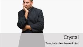  Presentation with palm sunday christian catholic - PPT theme with man over isolated background thinking background and a  colored foreground