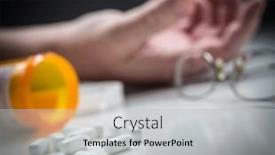  Presentation with floor - Theme having man-passed-out-on-floor background and a light gray colored foreground