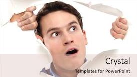  Presentation with paper - Theme featuring now leaving fort smith road sign with blue sky background and a seafoam green colored foreground