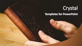  Presentation with bible - Presentation featuring man praying with his bible background and a wine colored foreground