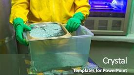  Presentation with crystal meth - Colorful presentation enhanced with man preparing meth backdrop and a tawny brown colored foreground