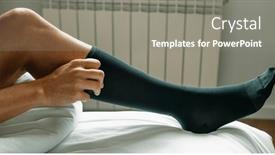  Presentation with web - Theme enhanced with man-puts-on-a-black background and a gray colored foreground